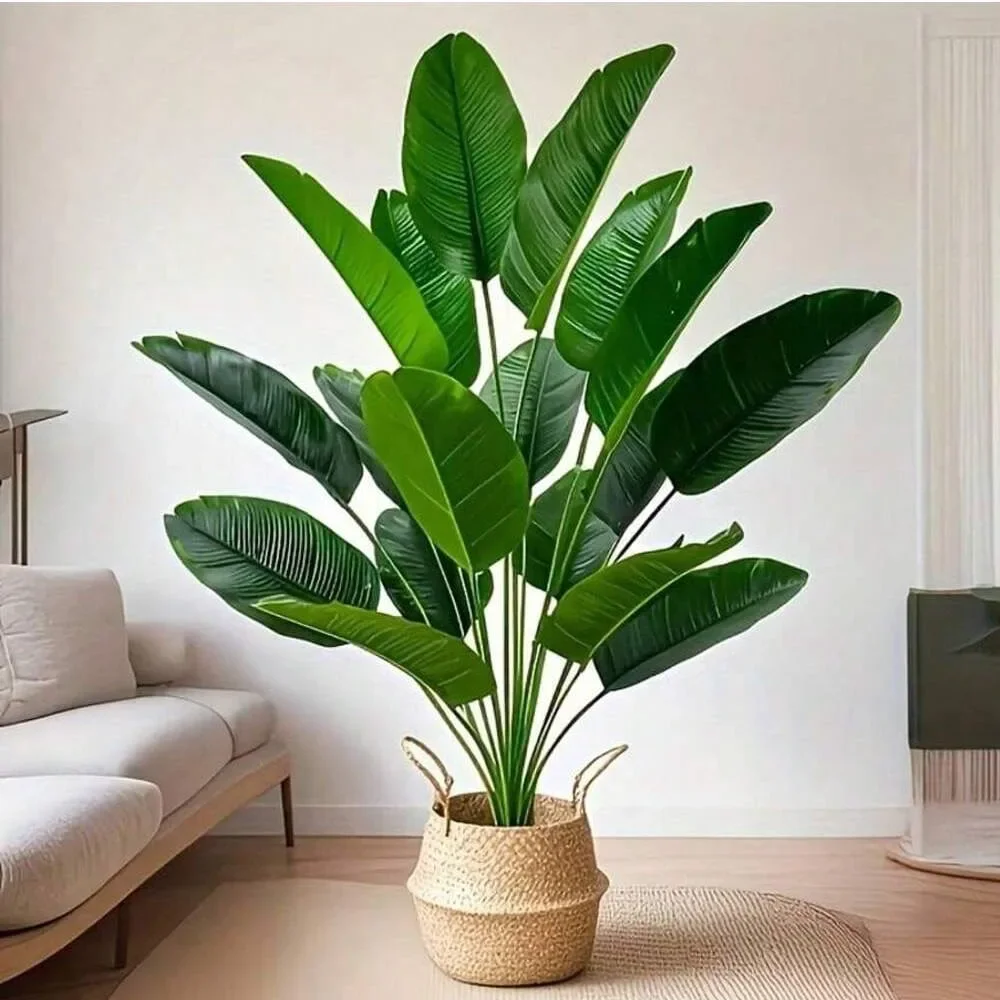 1pc 18 Leaves Artificial Plant - огляд і ціна Ficus Lyrata Tree