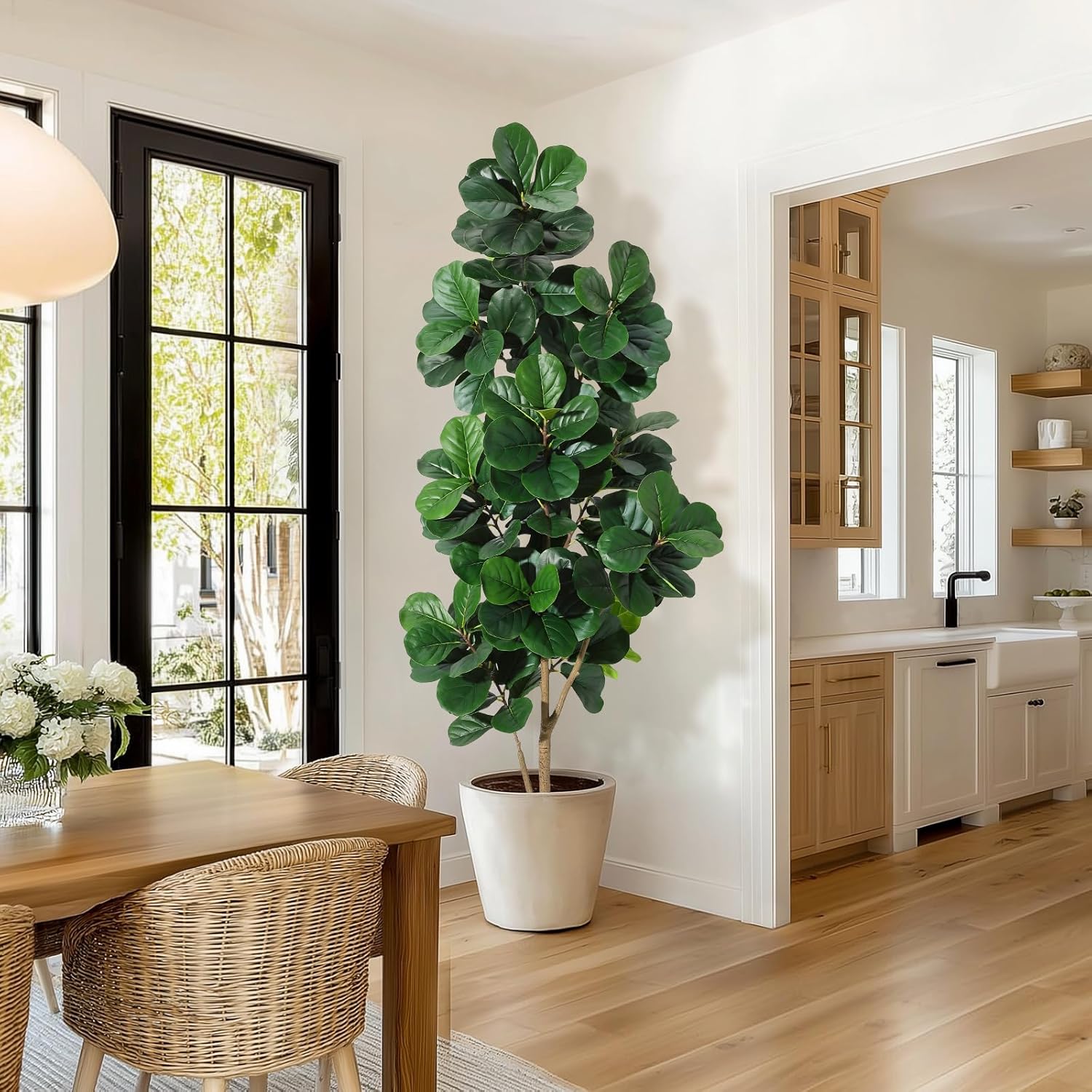 4FT/5FT/6FT/7FT Fiddle Leaf Fi - огляд і ціна Ficus Lyrata Tree